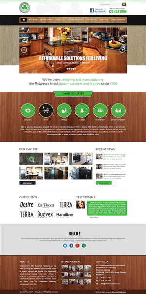WordPress-Design von Anooshaa für Internet Designs | Design: #5431793