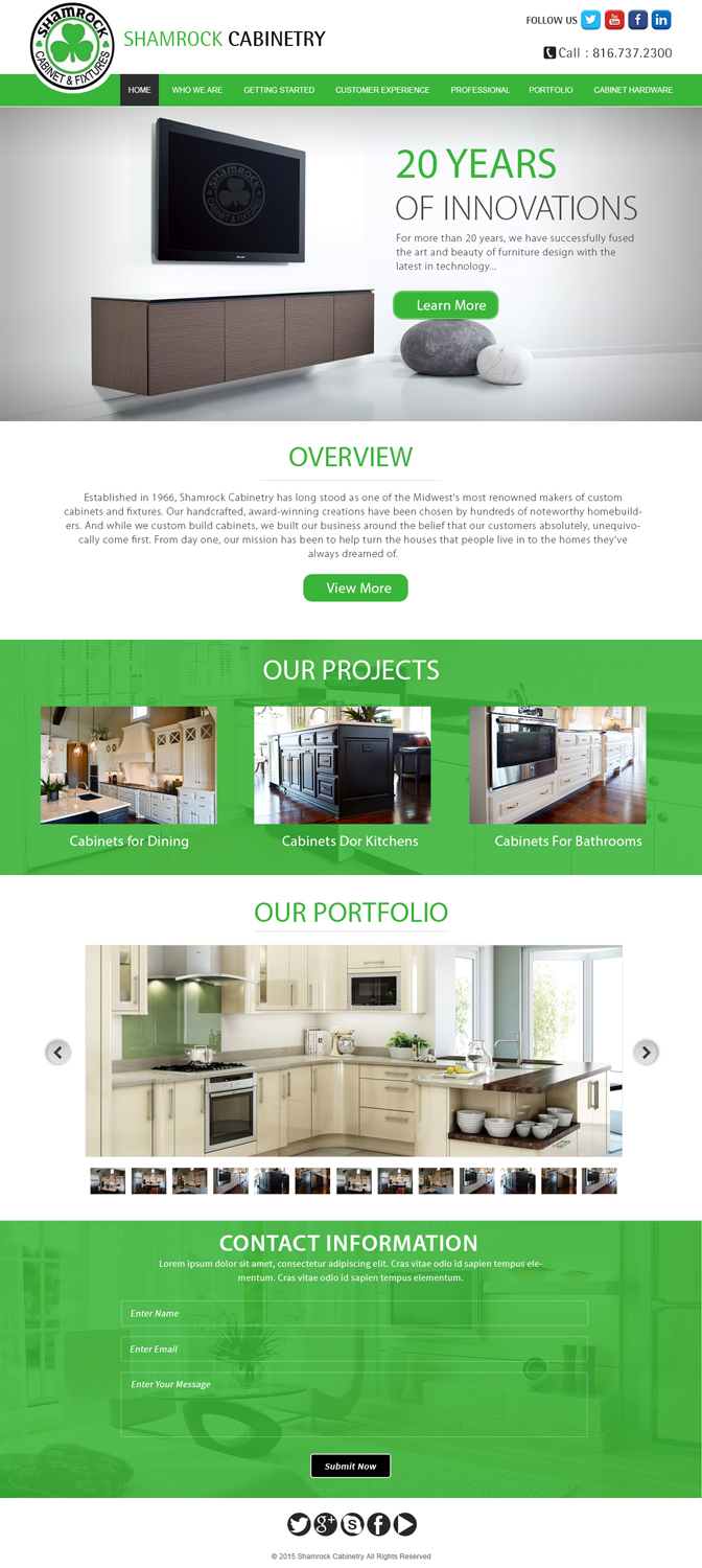 Wordpress Design by webxvision for Internet Designs | Design #5425440