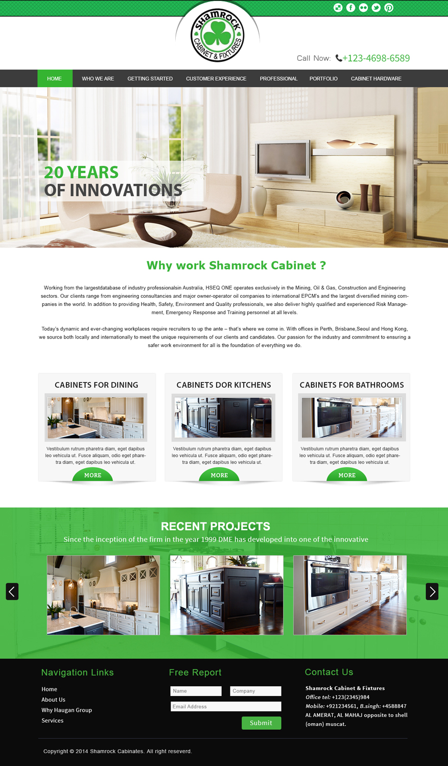 Wordpress Design by webxvision for Internet Designs | Design #5431790