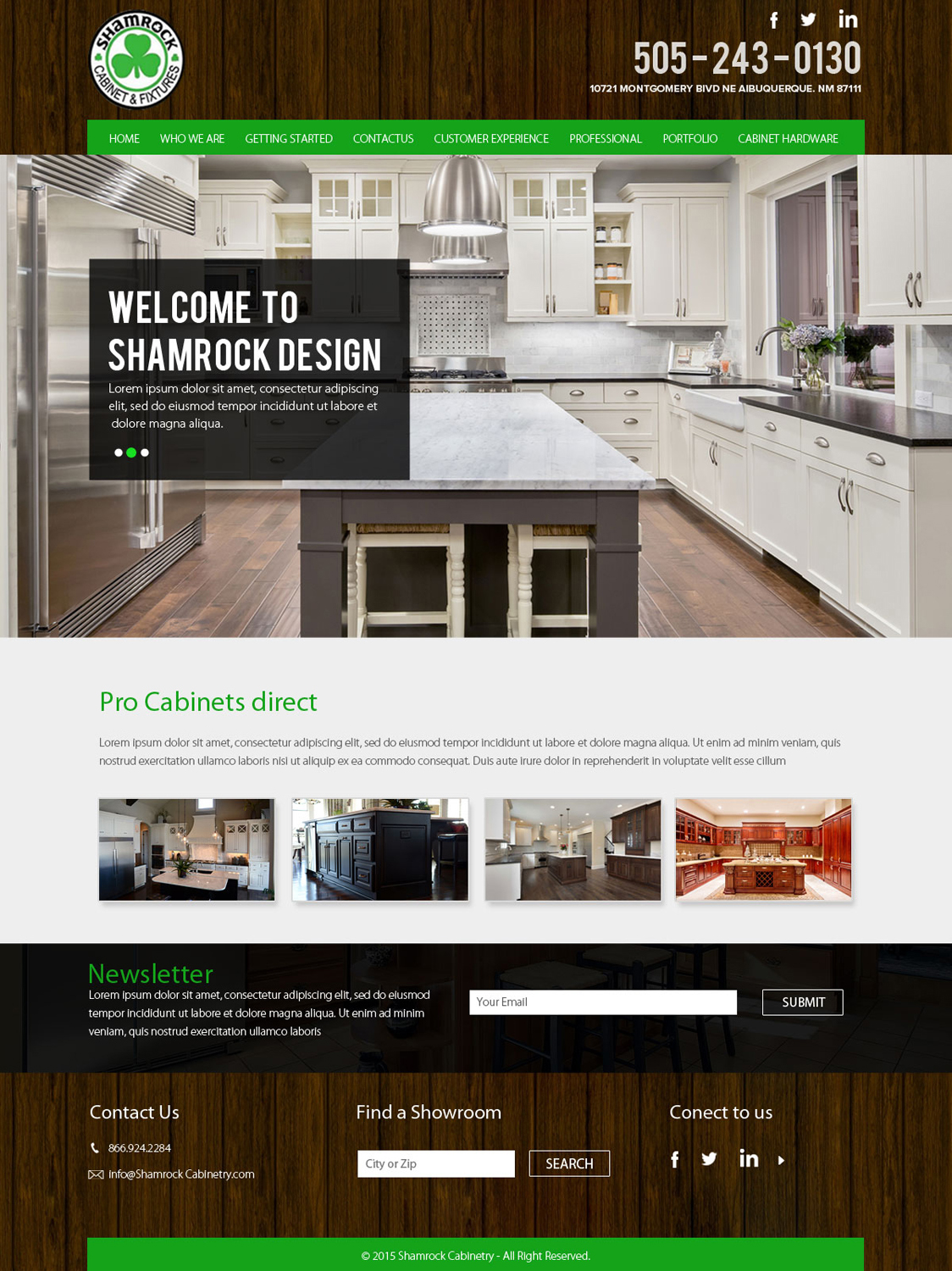 Wordpress Design by OM for Internet Designs | Design #5418895