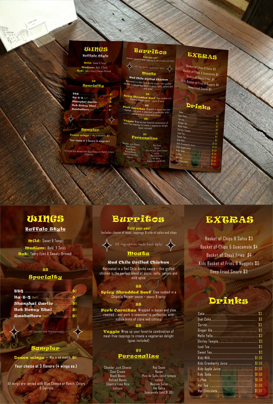 Menu Design by rdesign12 for this project | Design #5465238