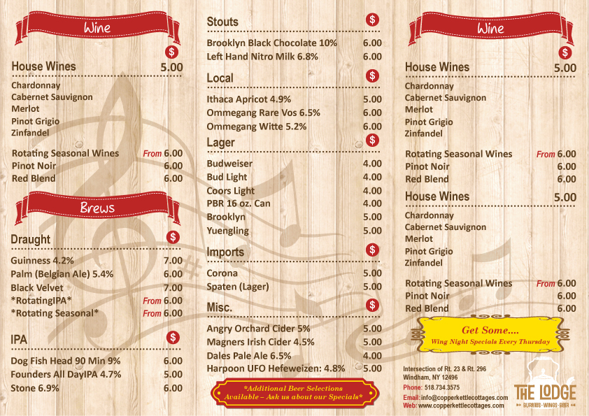 Menu Design by Parul for this project | Design #5443942