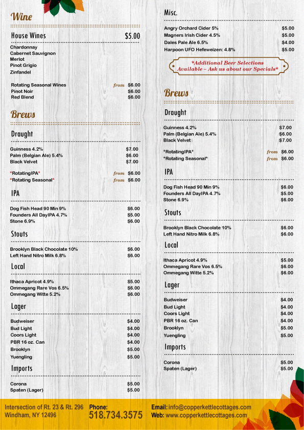 Menu Design by Parul for this project | Design #5464037