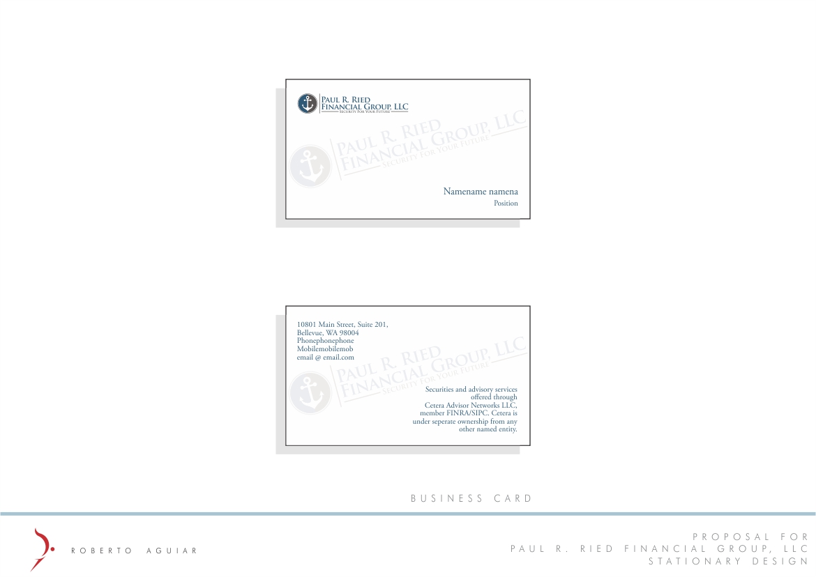 Stationery Design by RAguiar for this project | Design #5512199
