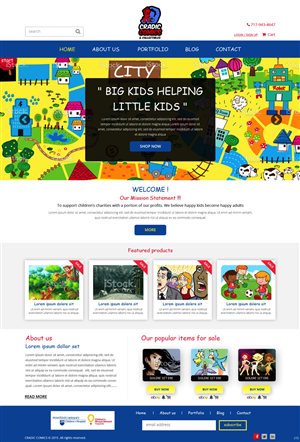 Web-Design von pb für Cradic Comics and Collectibles | Design: #5419769