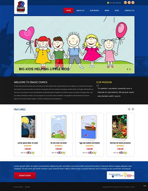 Web-Design von pb für Cradic Comics and Collectibles | Design: #5425455