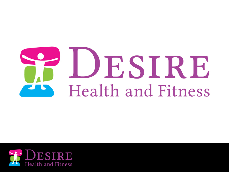 Logo Design by Skroll for Desire Health And Fitness | Design #1501898