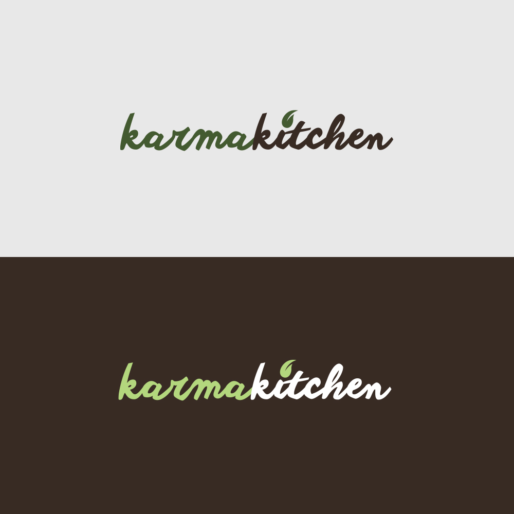 Logo Design by Bakus for Karma Kitchen | Design #5428530