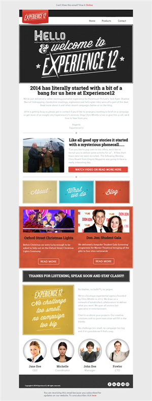 Newsletter Design by The Suit Singapore