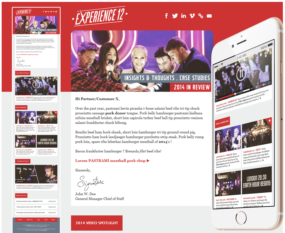 Diseño de Newsletter por gfxer para este proyecto | Diseño #5482758