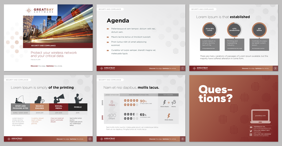 Design de PowerPoint par Ayzeek pour Great Bay Software | Design #5493353