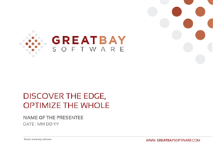 Design de PowerPoint par rkailas pour Great Bay Software | Design : #5589264