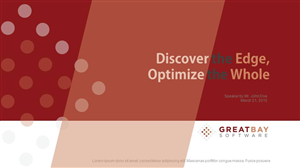 PowerPoint Design by sgarchdesign for Great Bay Software | Design: #5441820