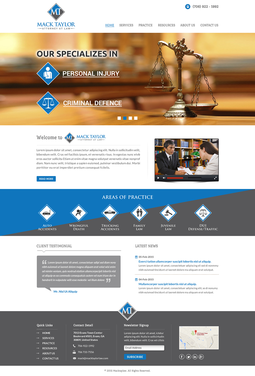 Web Design by Mac Ruskin for this project | Design #5440355