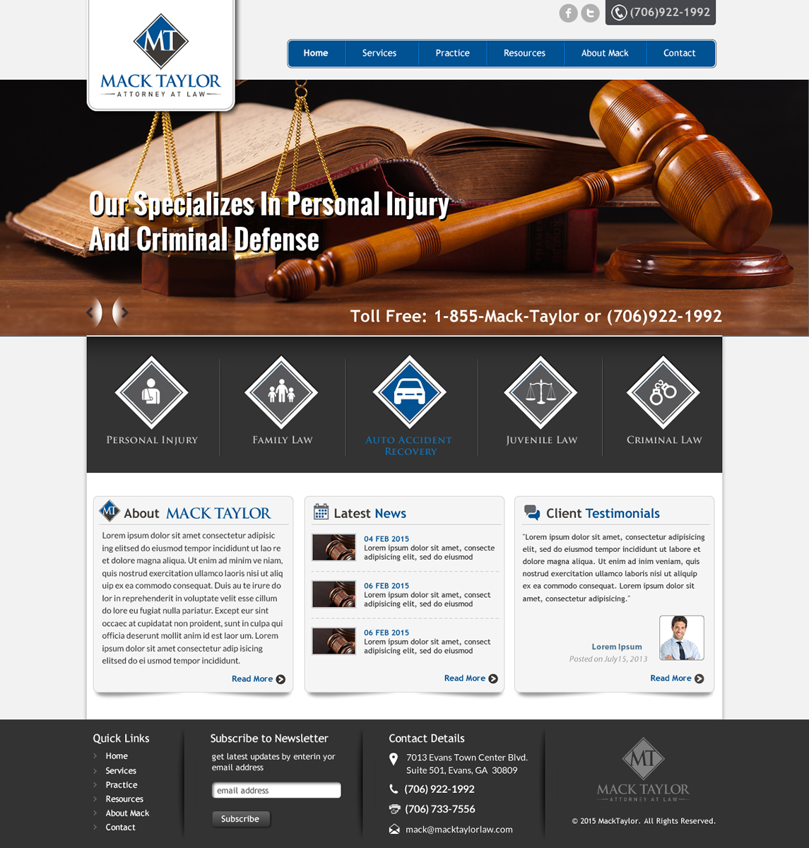 Web Design by Mac Ruskin for this project | Design #5440970