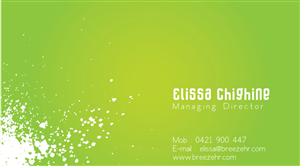 Visitenkarten-Design von mostafa für Wellness Companions Australia | Design: #1502057