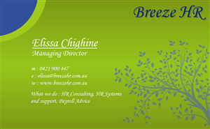 Visitenkarten-Design von TS Designs für Wellness Companions Australia | Design: #1500660