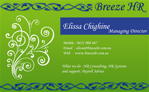 Visitenkarten-Design von TS Designs für Wellness Companions Australia | Design: #1500709