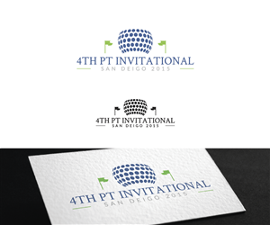 4TH PT INVITATIONAL SAN DEIGO 2015 or 4th annual Pt golf tournament 2015 | Logo Design by Vetroff