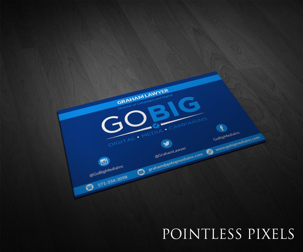 Business Card Design by Pointless Pixels India for this project | Design #5427020