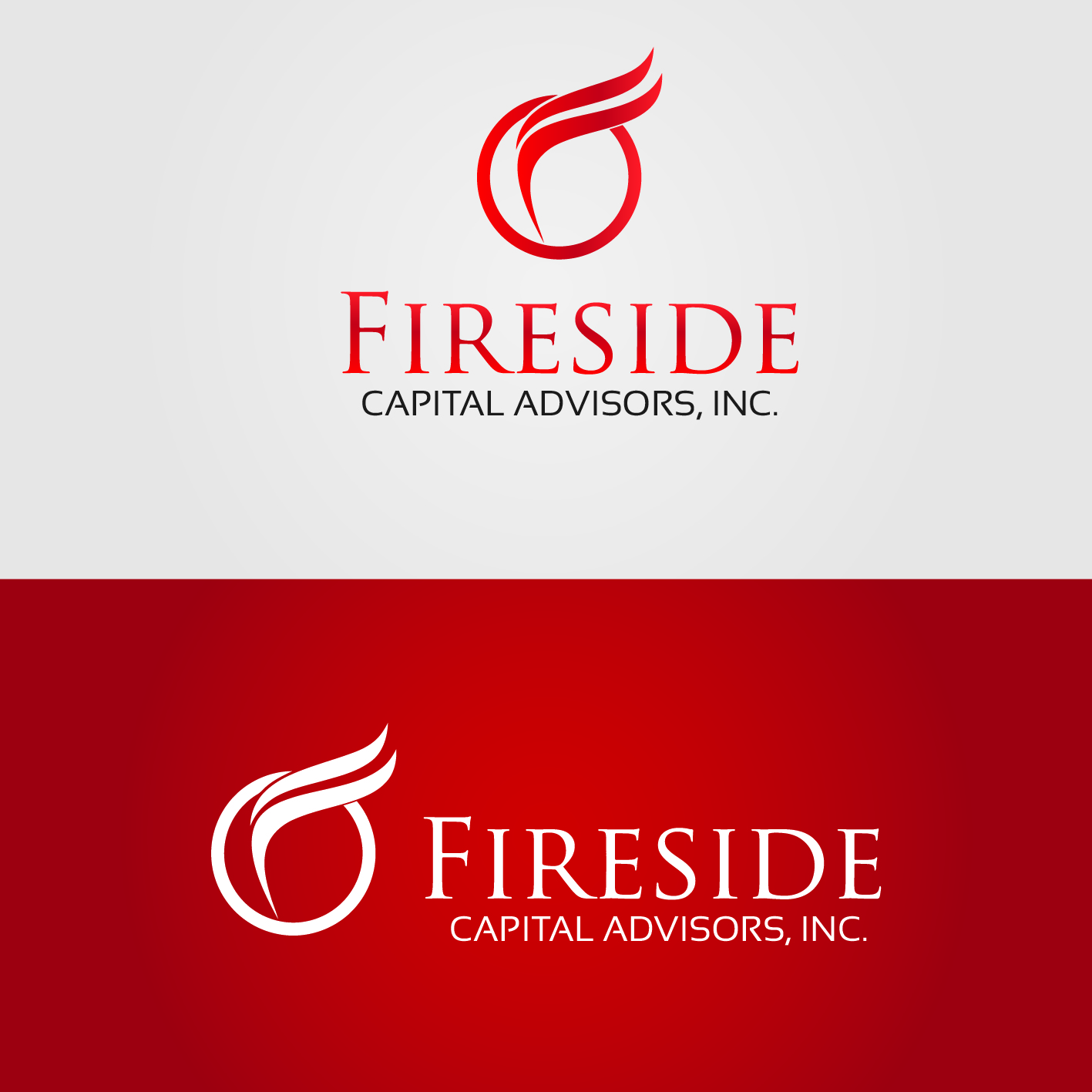 Diseño de Logo por Sharaan Momin para FIRESIDE CAPITAL ADVISORS | Diseño #5434306
