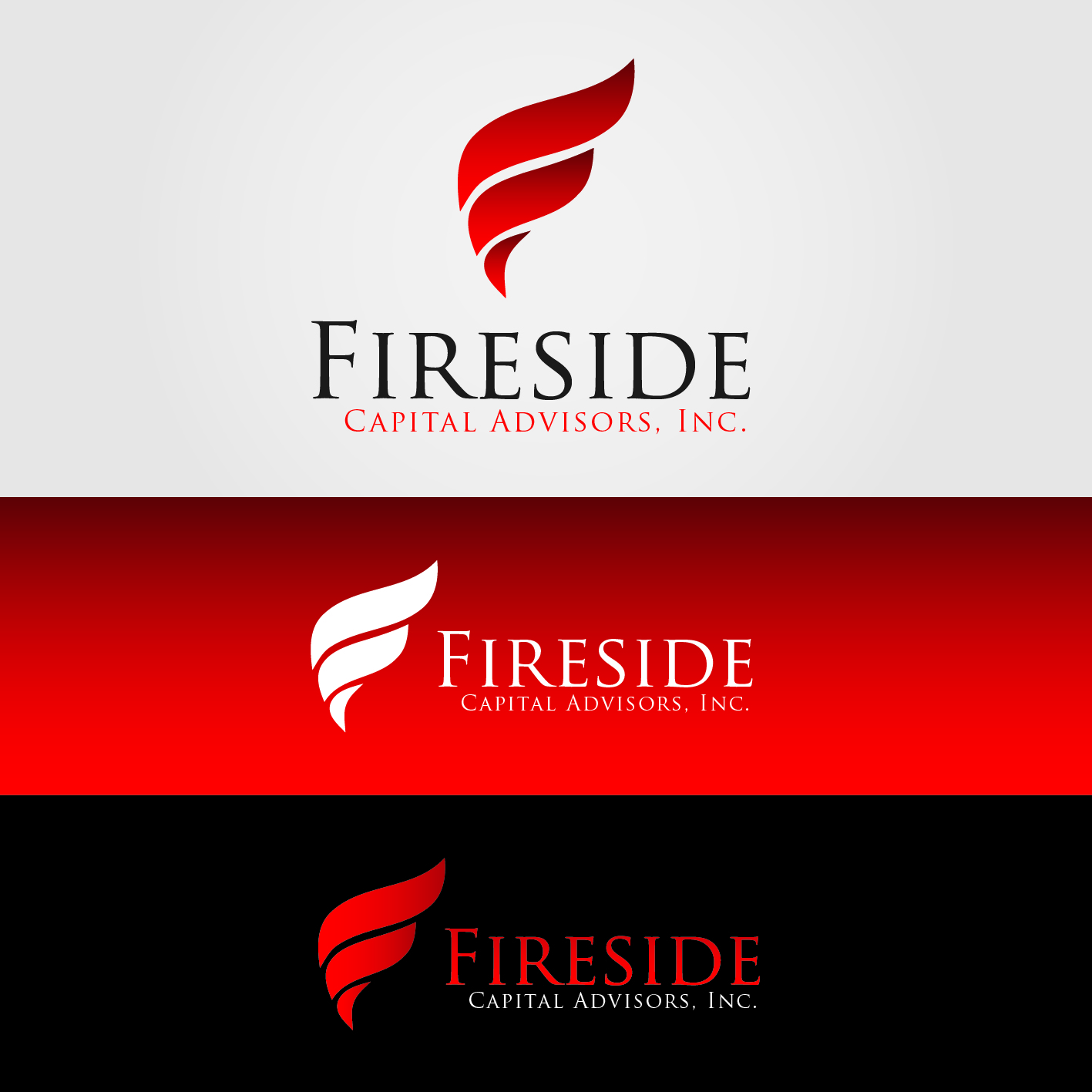 Diseño de Logo por Sharaan Momin para FIRESIDE CAPITAL ADVISORS | Diseño #5434358