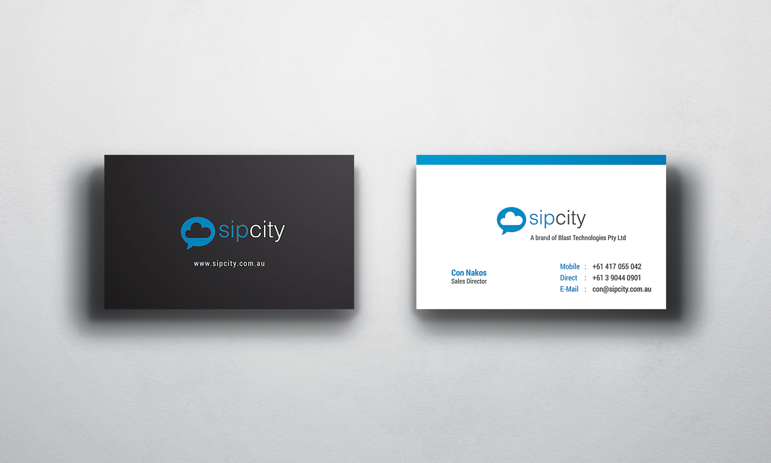 Business Card Design by Sajin for Blast Technologies Pty Limited | Design #5445497