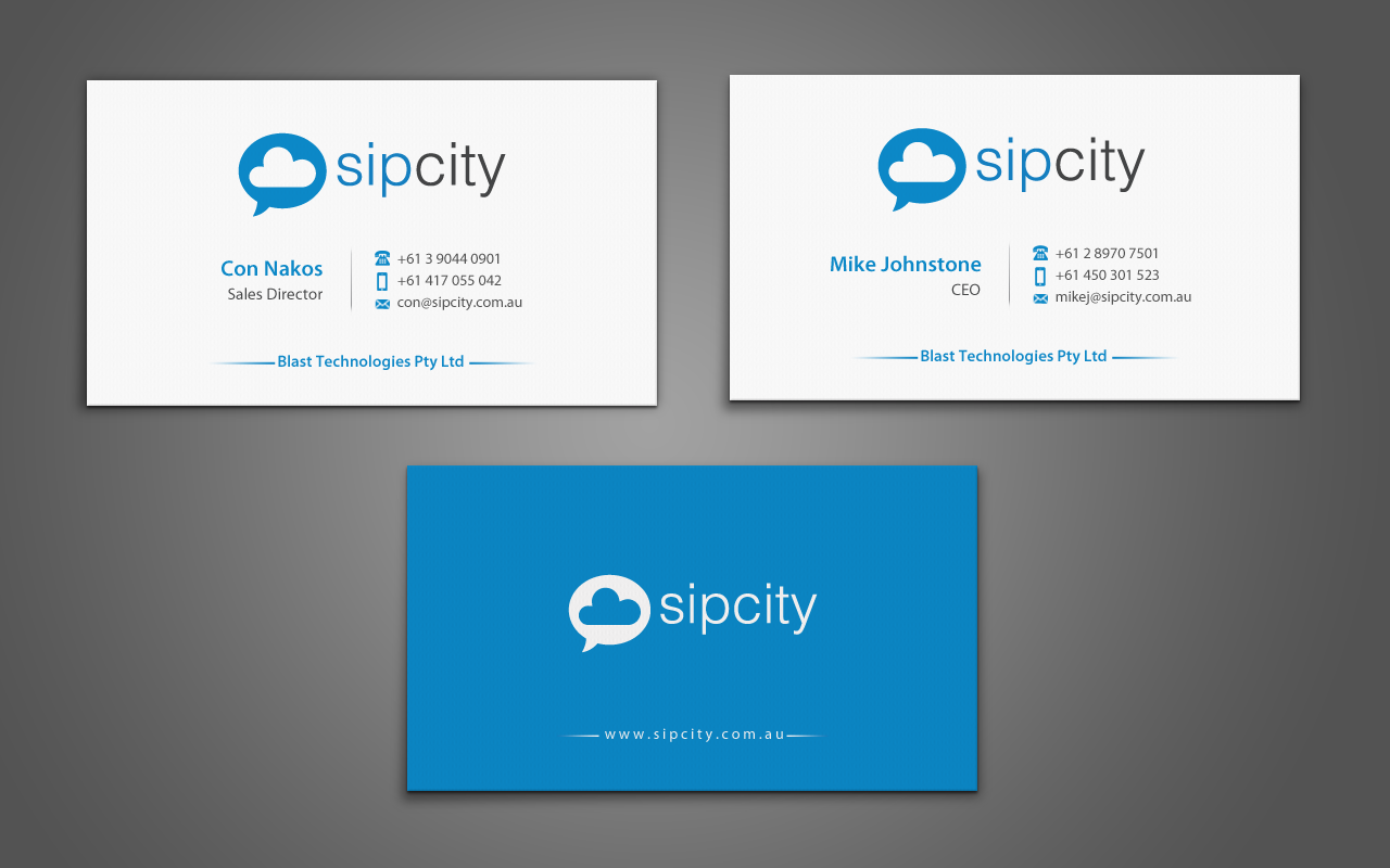 Design de Carte de Visite par pixelfountain pour Blast Technologies Pty Limited | Design : #5542533