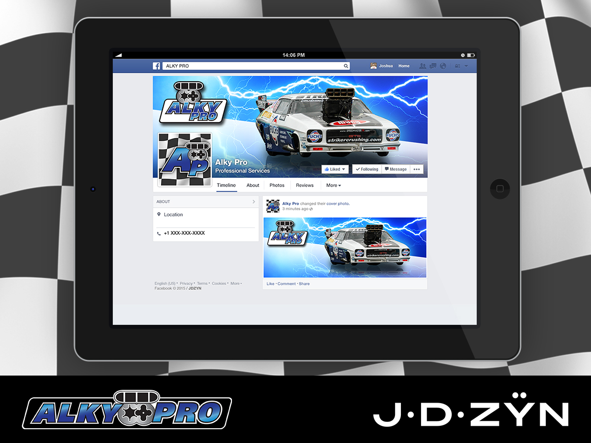 Diseño de Facebook por JDZYN / Calel-a-Vision para Alky Pro  | Diseño #5422916