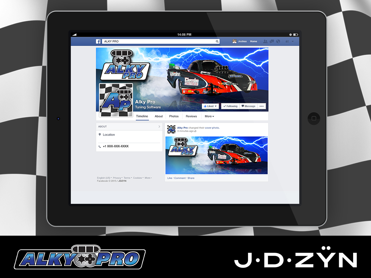 Diseño de Facebook por JDZYN / Calel-a-Vision para Alky Pro  | Diseño #5427234