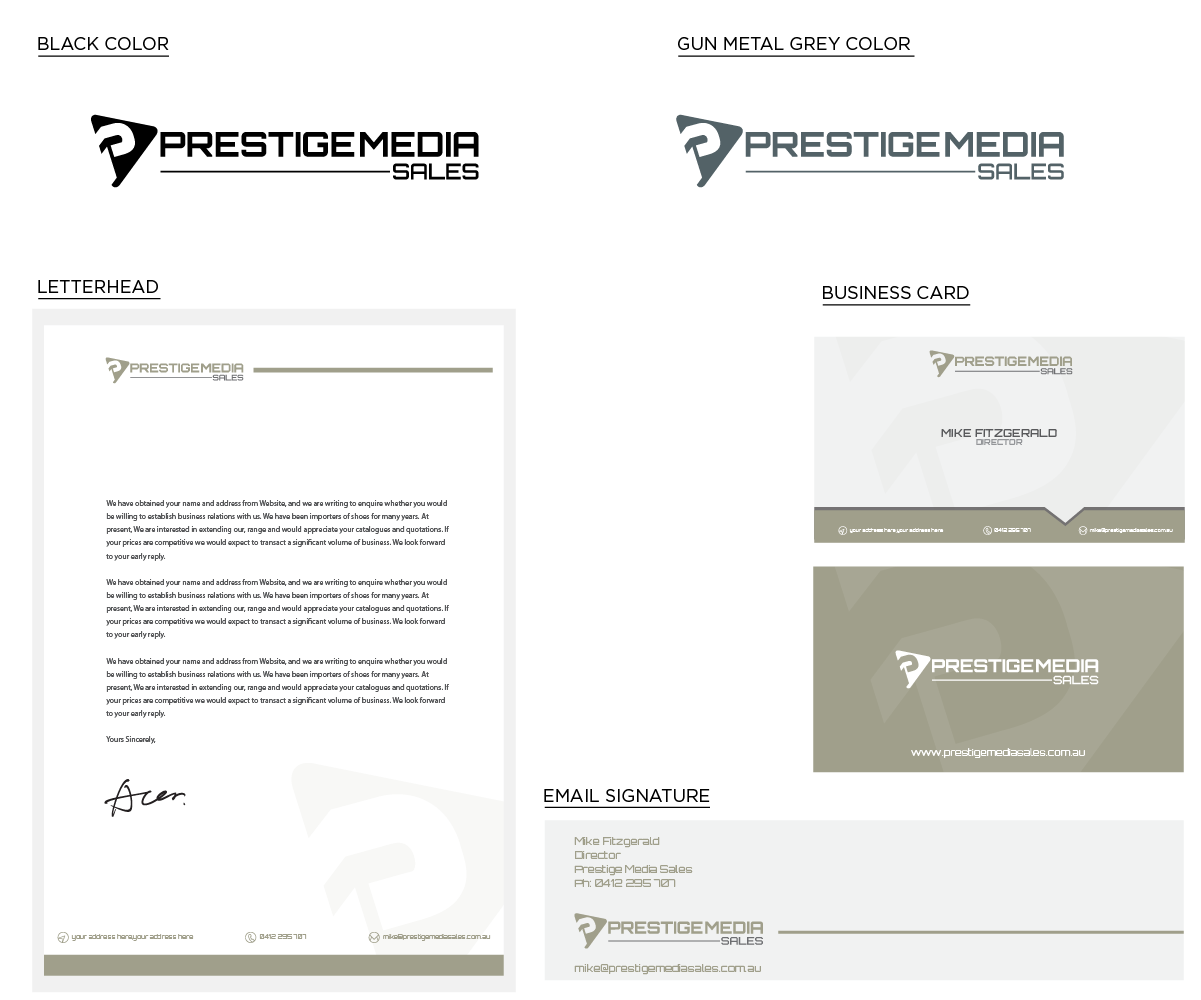 Logo Design by vhey for Media and sponsorship sales p/l | Design #5446483