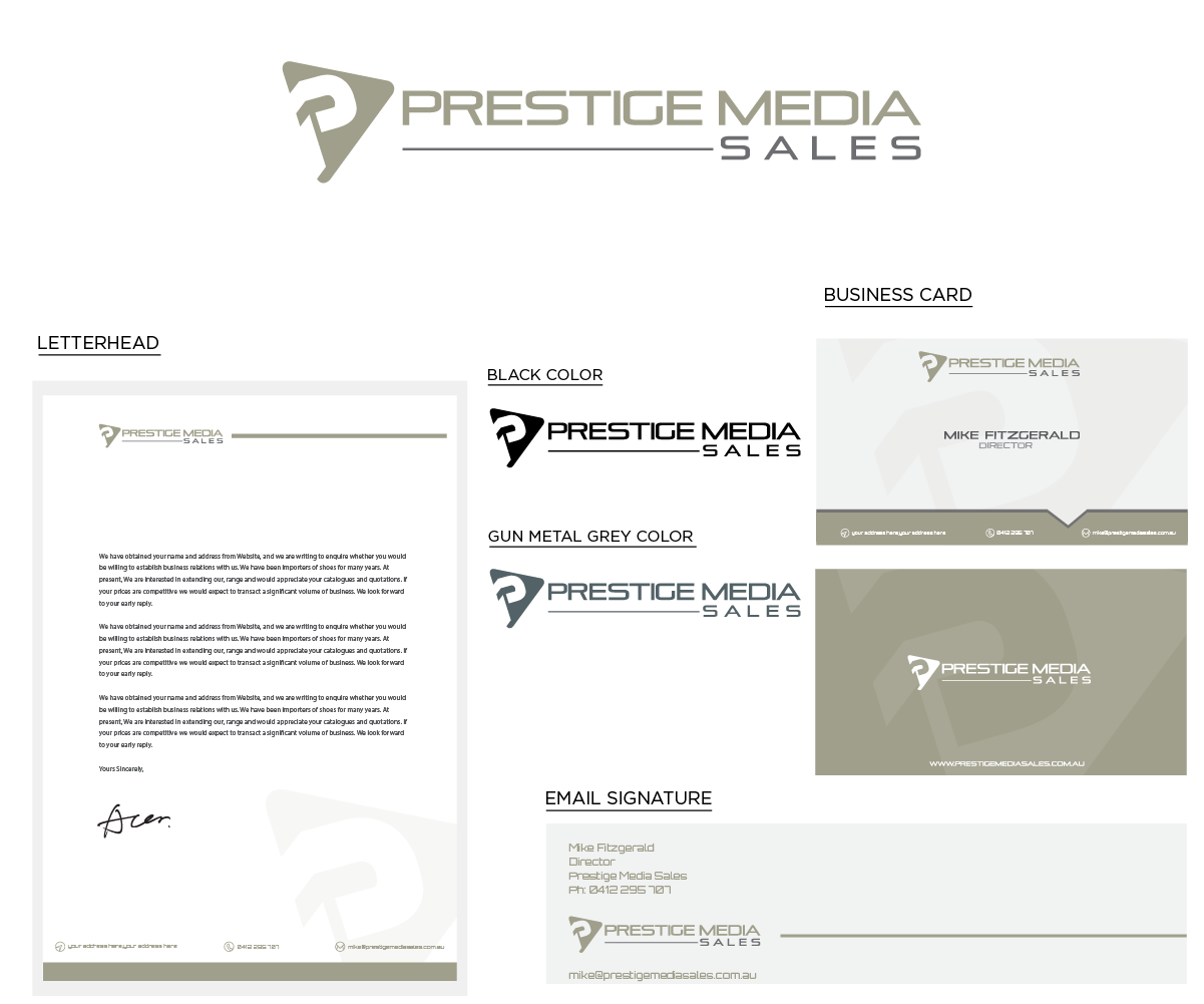 Logo Design by vhey for Media and sponsorship sales p/l | Design #5471961