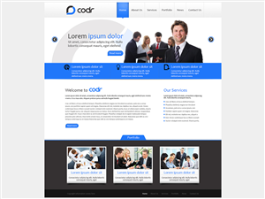Web Design par Latest Design Ideas pour Codr Software | Design : #1524130