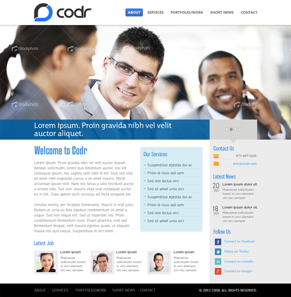 Web Design by Mayank Patel for Codr Software | Design #1519064