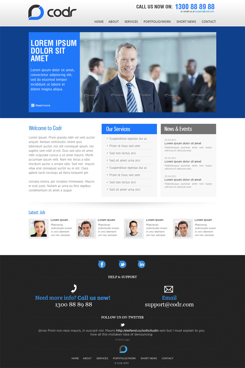 Web Design by Mayank Patel for Codr Software | Design #1519070