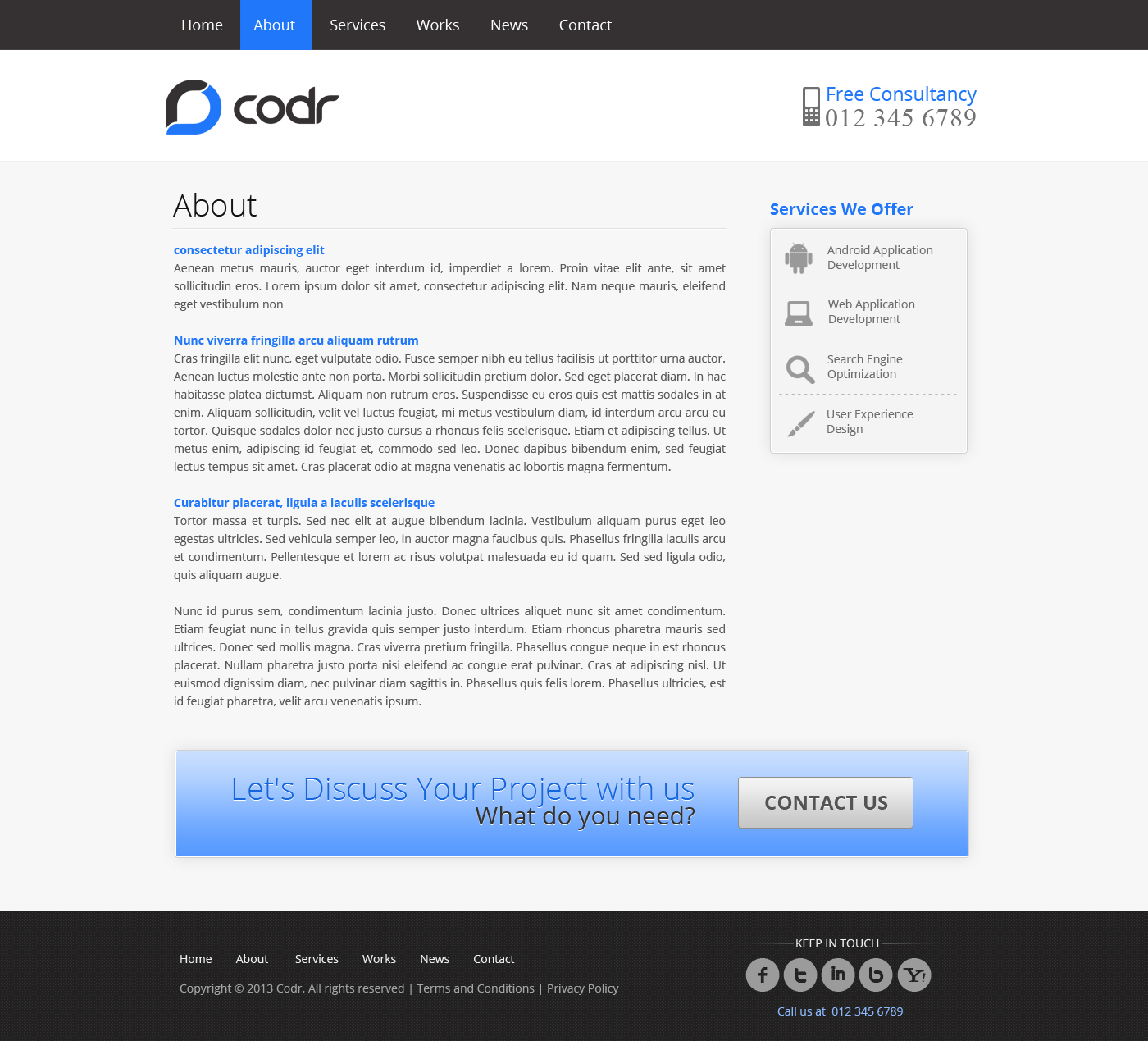 Diseño Web por SJ para Codr Software | Diseño #1528718