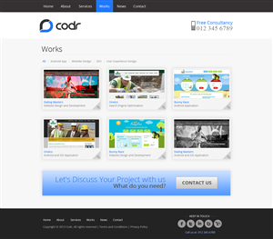 Web Design par SJ pour Codr Software | Design : #1558802