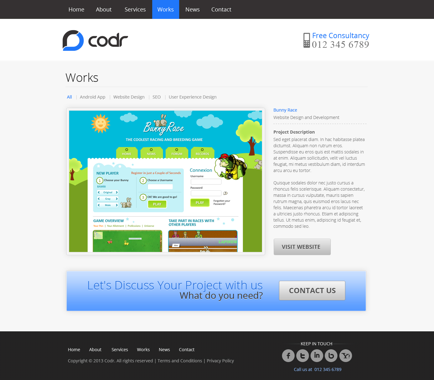 Web Design by SJ for Codr Software | Design #1558807