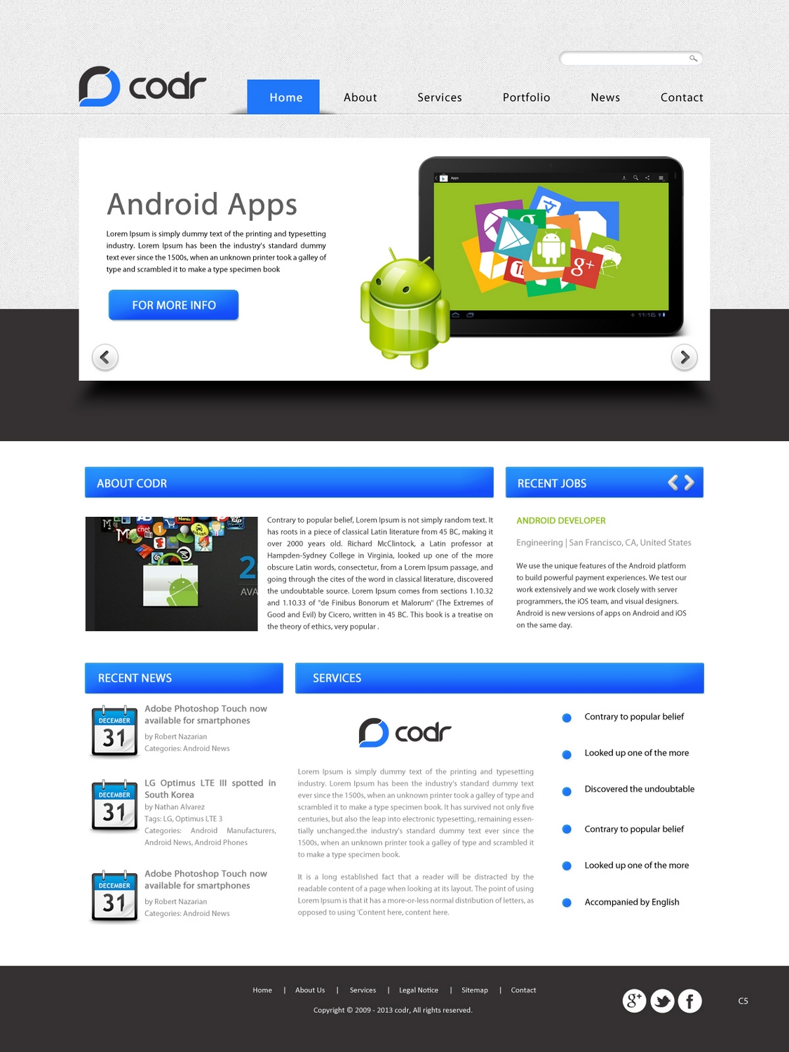 Web Design by pb for Codr Software | Design #1514754