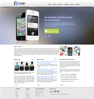 Web-Design von pb für Codr Software | Design: #1514763