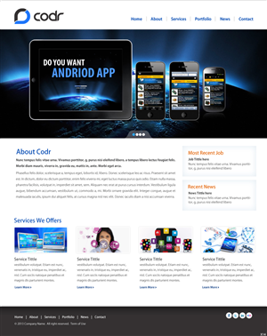 Web-Design von pb für Codr Software | Design: #1514766