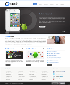 Web-Design von pb für Codr Software | Design: #1514768