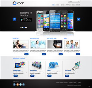 Web-Design von pb für Codr Software | Design: #1519979