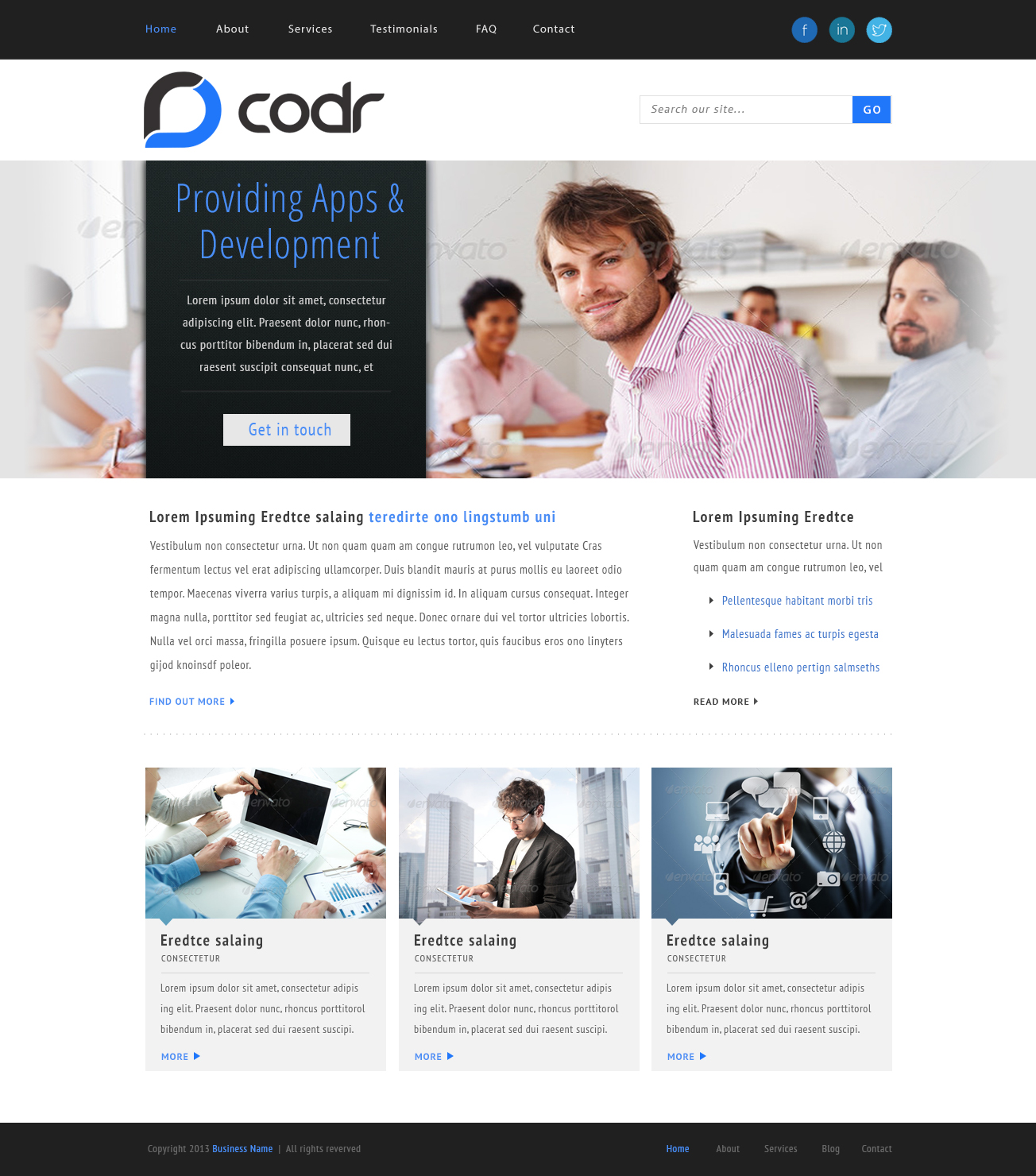 Web Design par tinthumb pour Codr Software | Design #1532668