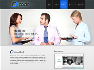 Web Design par Maki pour Codr Software | Design : #1545479