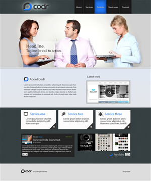 Web Design par Maki pour Codr Software | Design : #1545659
