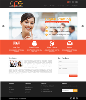 Web-Design von Mind Capture Studio für dieses Projekt | Design: #1613485