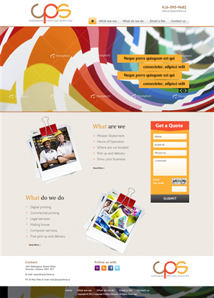 Web Design by Mayank Patel for this project | Design #1585416