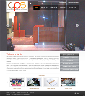 Web Design by pb for this project | Design: #1596202