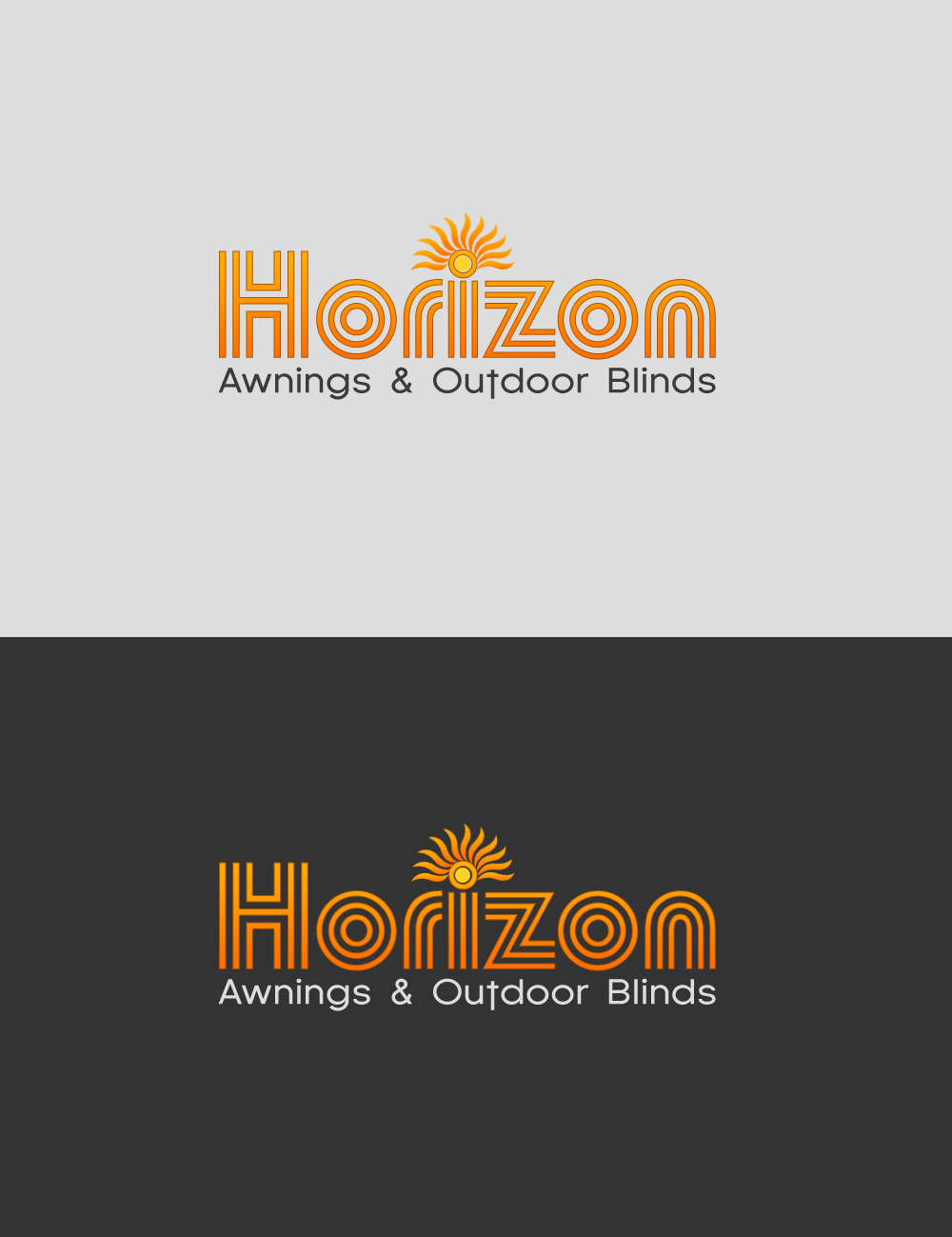 Logo Design by ColorDrops for Ozrite - Awnings & Outdoor Blinds | Design #5422749